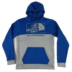 THE‎ NORTH FACE Hoodie Sweatshirt Men's Medium FINE ALPINE EQUIPMENT Gray Blue